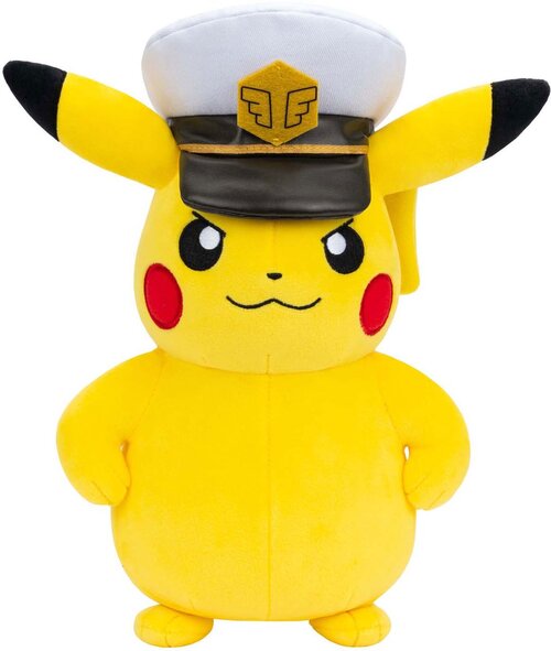 Pokémon 20,3 cm (8 in) Pikachu pluche met wintermuts accessoire, officieel gelicentieerd - generatie 1 - knuffeldier speelgoedfiguur - cadeau voor kinderen, jongens en meisjes, 2