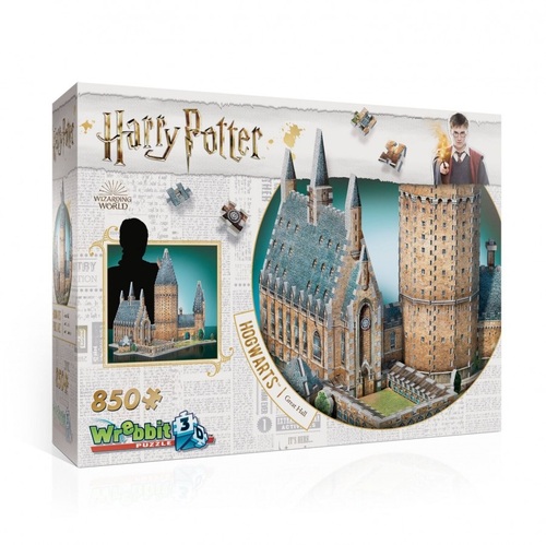 Wrebbit 3D Puzzle - Harry Potter Hogwarts Great Hall (850 Stukjes)