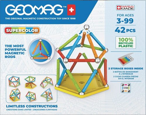 Geomag Super Color Recycled 42 PCS