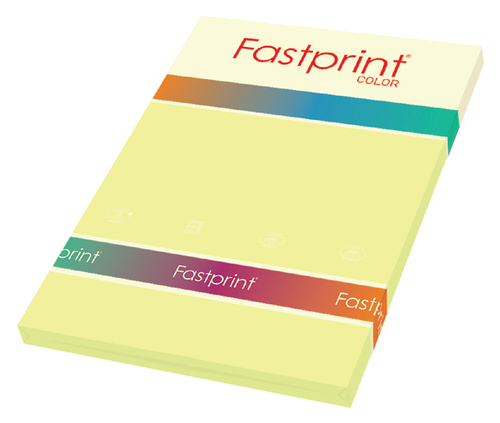 Kopieerpapier Fastprint A4 160GR Kanariegeel 50Vel
