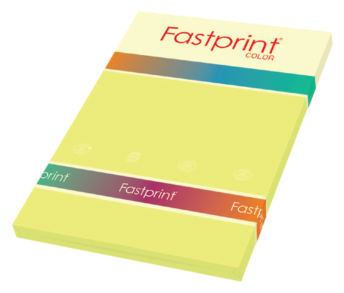 Kopieerpapier Fastprint A4 160GR Geel 50Vel