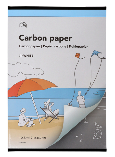 zin Samenwerken met micro Carbonpapier A4 21X29,7CM 10X Wit | Kantoorartikel - bruna.nl