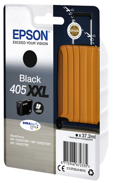 Inktcartridge Epson 405XXL Zwart