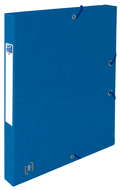 Elastobox Oxford Top File+ A4 25MM Blauw