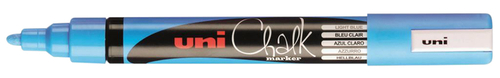 Krijtstift Uni-Ball Chalk Rond Lichtblauw