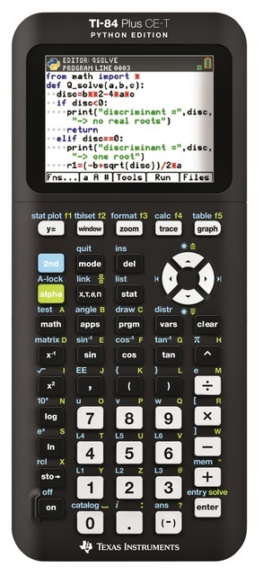 Bowling kloon Maladroit Rekenmachine Texas Instruments TI-84 Plus CE-T, Texas Instruments |  3243480106856 | Boek - bruna.nl