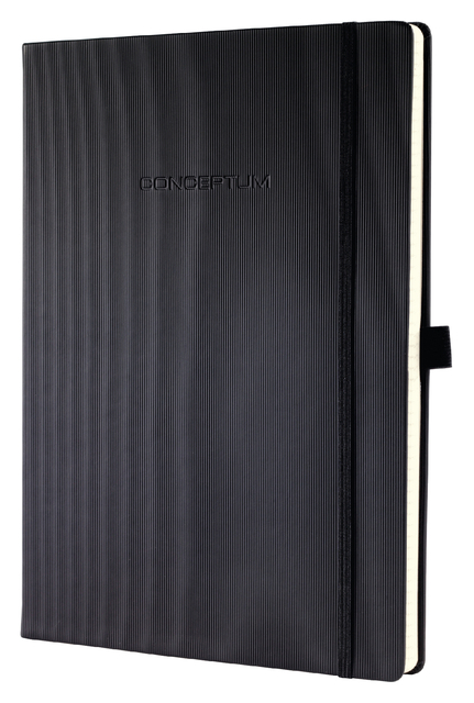Sigel SI-CO865 Notitieboekje CONCEPTUM Softcover A6 Zwart Gelinieerd