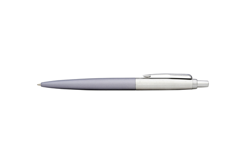 Parker Jotter XL balpen - RVS - blauwe inkt - matte afwerking