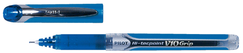 Rollerpen Pilot Hi-Tecpoint Grip V10 0.6MM Blauw