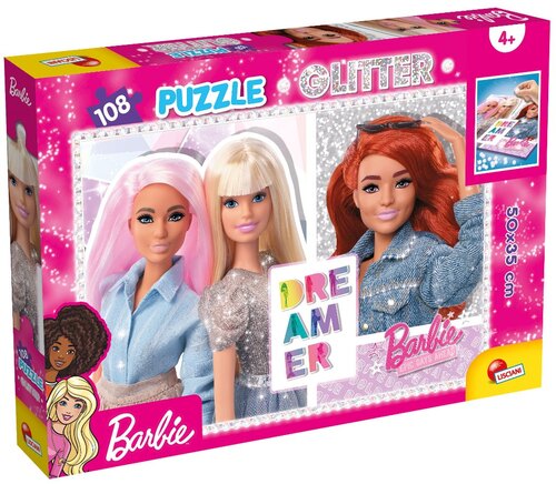 Barbie Glitter Puzzel 108 Stukjes Vrienden Voor Het Leven!