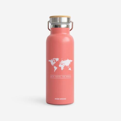 Woody drinkbus Wereld Roze - Wit