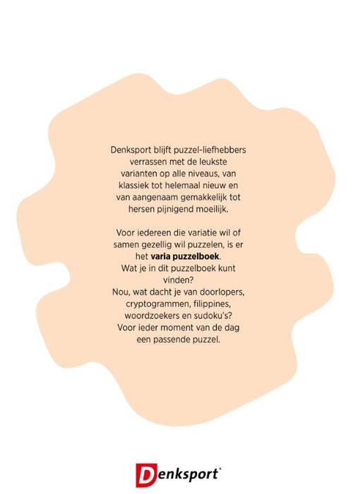 stok banaan Nat Denksport puzzelboek Varia puzzels, Keesing Nederland B.V. | Overig |  8710835842097 | Bruna