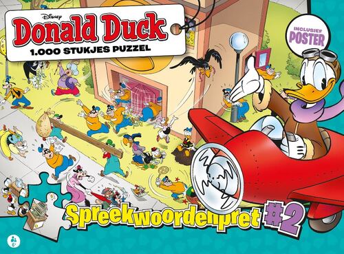 Donald Duck Puzzel - Spreekwoordenpret Geldpakhuis 1000 Stukjes