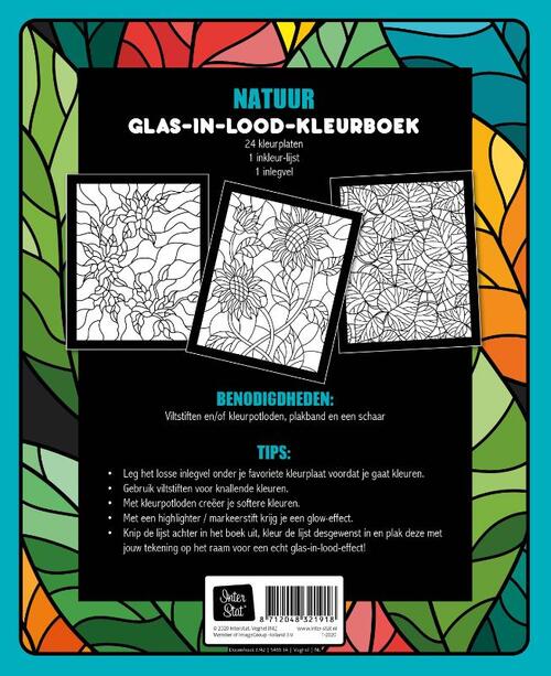 Glas-In-Lood Kleurboeken Natuur