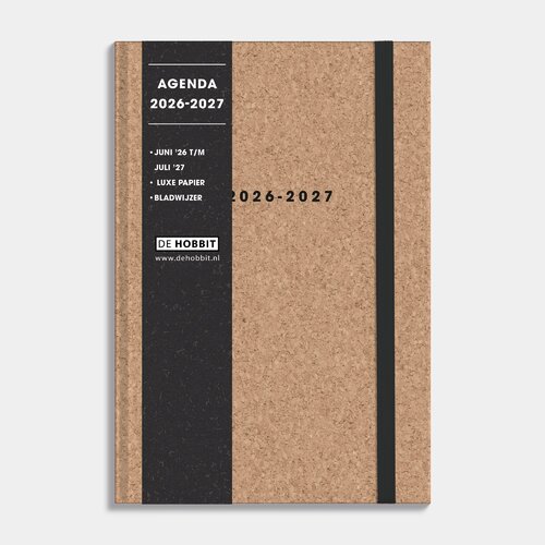 Luxe schoolagenda 2026-2027, kurk
