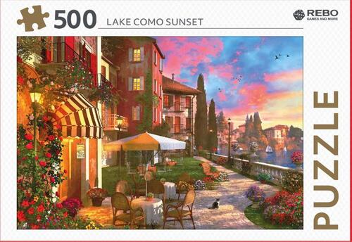 chatten Ontwaken Beoordeling Rebo legpuzzel 500 stukjes - Lake Como sunset, Rebo Productions | Overig |  8720387822157 | Bruna