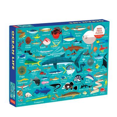 Ocean Life 1000PC Family Puzzle -  Mudpuppy (ISBN: 9780735349070)