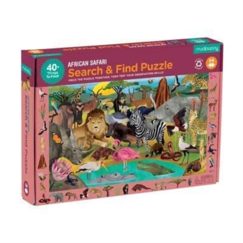 African Safari Search & Find Puzzle -  Mudpuppy (ISBN: 9780735365704)
