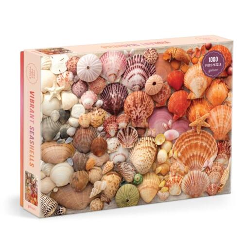 Vibrant Seashells 1000 Piece Puzzle -  Galison (ISBN: 9780735380608)