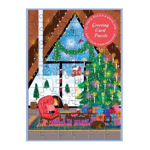 Joy Laforme Cozy Cabin Greeting Card Puzzle -  Galison, Joy Laforme (ISBN: 9780735382817)