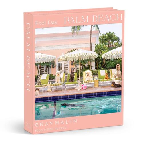 Gray Malin Palm Beach Poolside Piece Book Box Puzzle -  Galison (ISBN: 9780735383814)