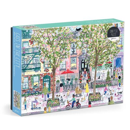 Michael Storrings Cats In The City 1000 Piece Puzzle -  Galison (ISBN: 9780735384842)