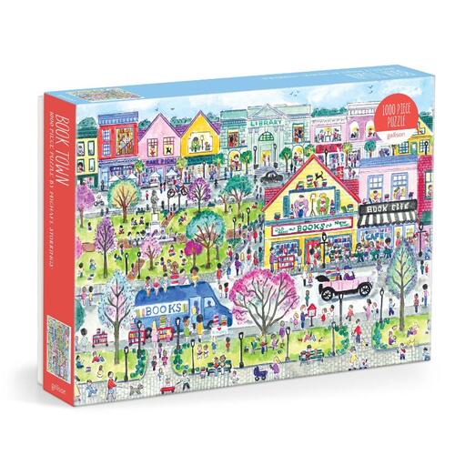 Galison Michael Storrings Book Townscape 1000 Piece Puzzle -   (ISBN: 9780735388062)