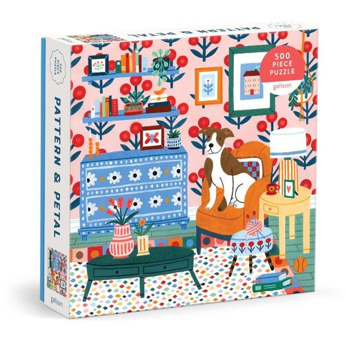 Pattern & Petal 500 Piece Puzzle -  Galison (ISBN: 9780735388208)