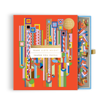 Frank Lloyd Wright Saguaro Cactus & Forms 750 Piece Shaped Foil Puzzle -  Galison (ISBN: 9780735388567)