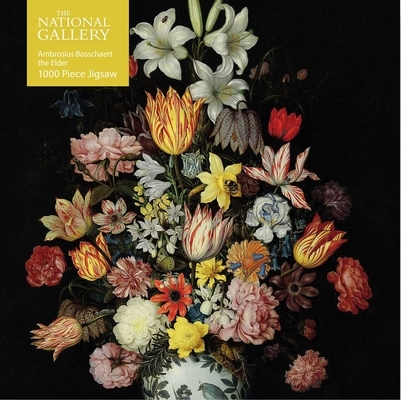Adult Jigsaw Puzzle National Gallery: Bosschaert The Elder: A Still Life Of Flowers -  Flame Tree Studio (ISBN: 9781787558908)