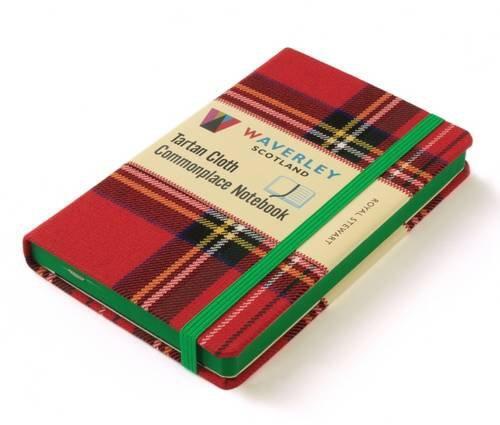 Waverley (L): Royal Stewart Tartan Cloth Large Commonplace Notebook