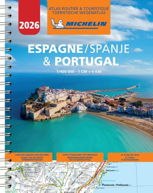 Michelin 9 Michelin Atlas Spanje, Portugal 2026 -   (ISBN: 9782067270206)