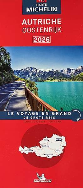 Michelin Wegenkaart 730 Oostenrijk 2026 -   (ISBN: 9782067270435)