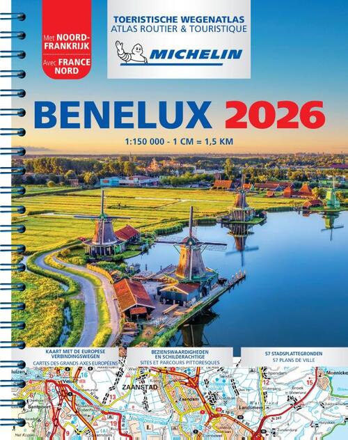 Michelin 9 Michelin Atlas Benelux 2026 -   (ISBN: 9782067270459)