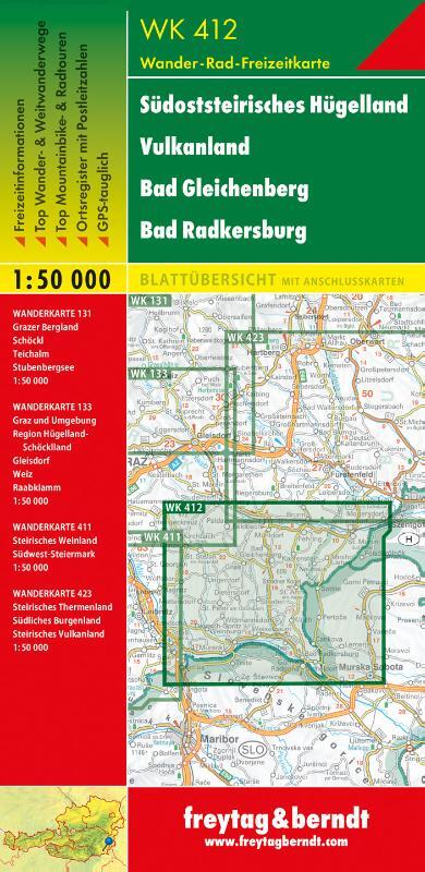 F&B WK412 Südsteirisches Hügelland, Vulkanland, Bad Gleichenberg, Bad Radkersburg