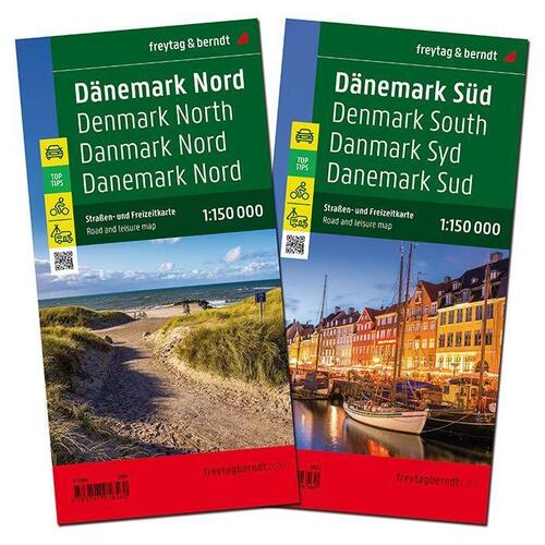 F&B Denemarken Noord en Zuid, set 2 kaarten