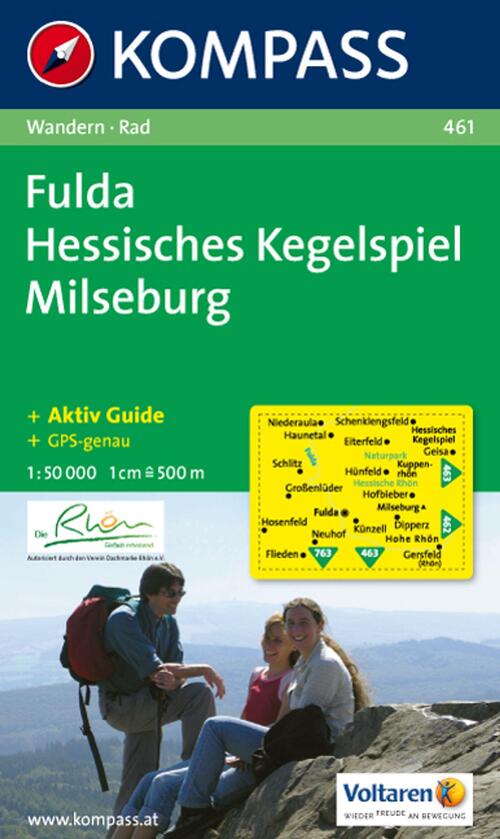 Kompass WK461 Fulda, Hessisches Kegelspiel, Milseburg