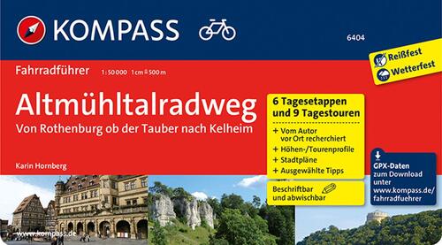 FF6404 Altmühltal-Radweg, von Rothenburg odT. nach Kelheim Kompass