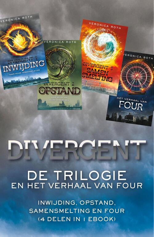 Divergent. De trilogie en Het verhaal van Four