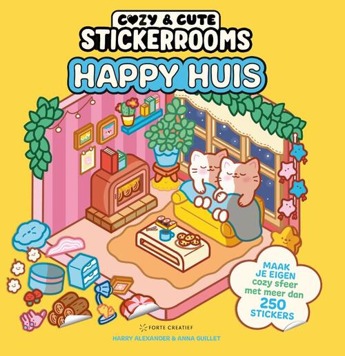 Cozy & cute stickerrooms - Happy Huis -  Anna Guillet, Harry Alexander (ISBN: 9789000405107)
