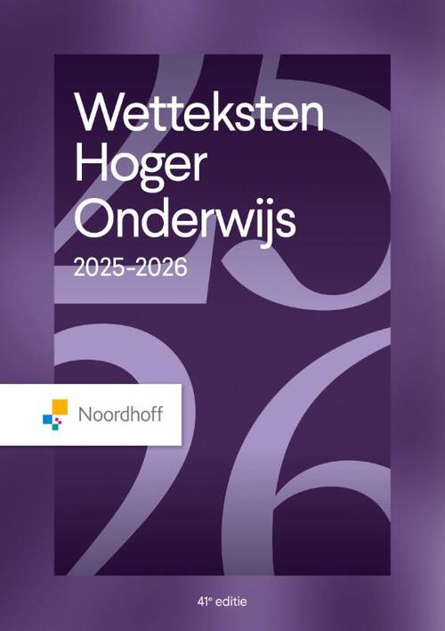 Wetteksten hoger onderwijs 2025-2026 -  Redactieraad (ISBN: 9789001048556)