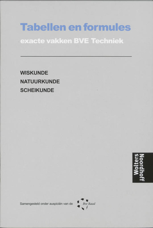 Tabellen en formules