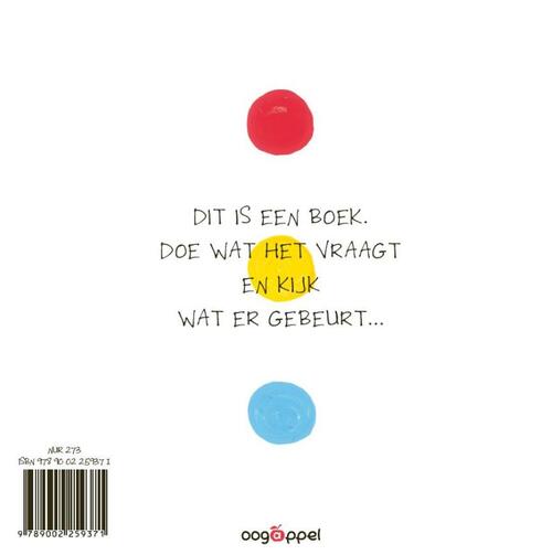 Goed gevoel atmosfeer vrede Een boek, Herve Tullet | 9789002259371 | Boek - bruna.nl