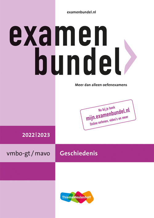 Examenbundel vmbo-gt/mavo Geschiedenis 2022/2023