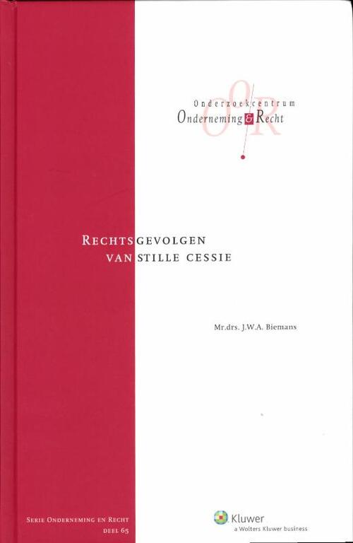 Rechtsgevolgen van stille cessie -  Jan Willem August Biemans (ISBN: 9789013092592)