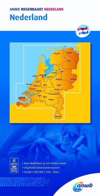 ANWB Wegenkaart - Nederland 9789018042042