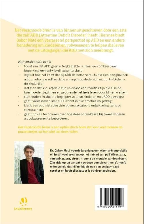Het verstrooide brein, Gabor Maté Boek