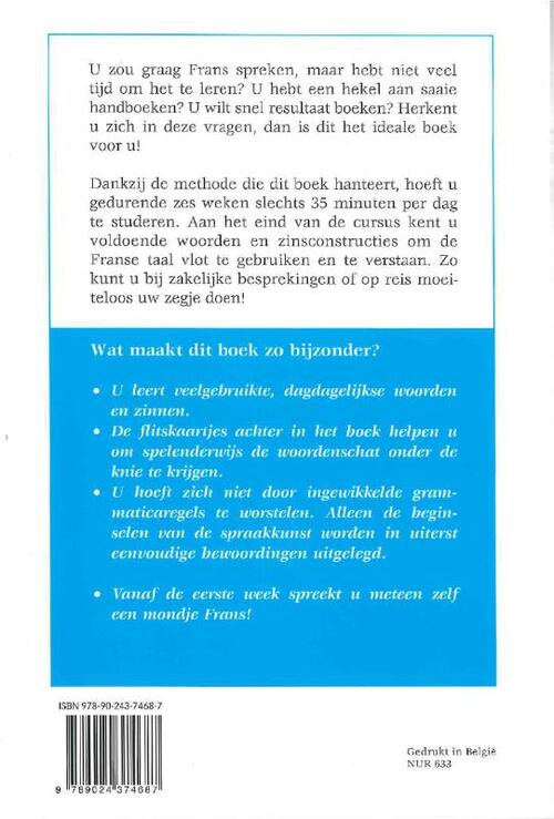 doneren Verandert in negeren Snel en vlot Frans leren spreken en begrijpen, E. Smith | 9789024374687 |  Boek - bruna.nl