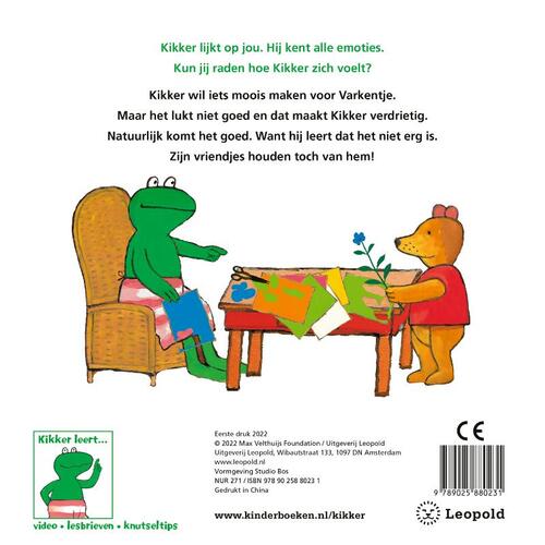 Hoe voel je je, Kikker?, Max Velthuijs Boek 9789025880231 Bruna