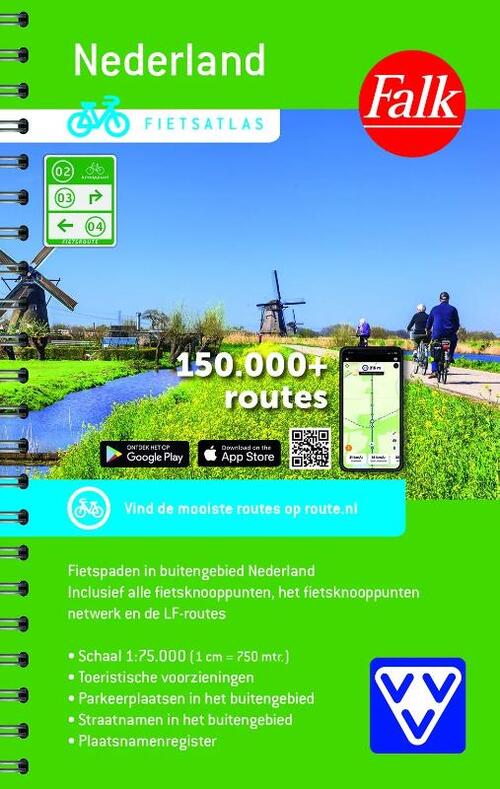 Falk fietsatlas Nederland -   (ISBN: 9789028705920)
